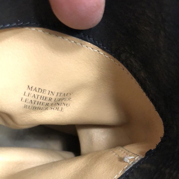 Key Te Black Leather Biker Boots Size EUROPE 40 US 9.5 Made In Italy - Picture 10 of 10